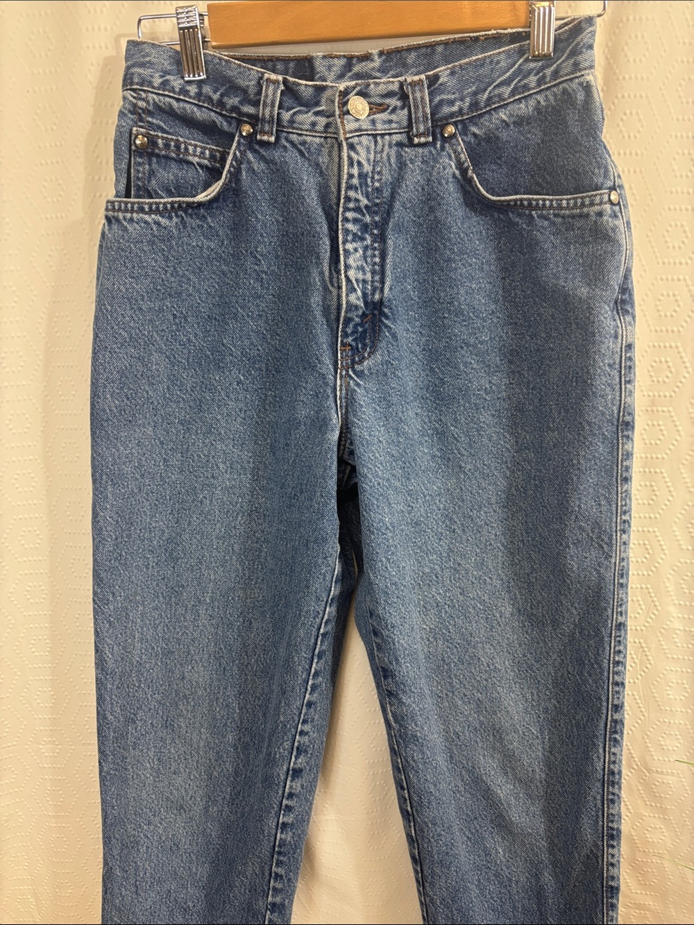 Vintage Levis 902 High Rise USA silver tab Tapered Leg Mom Jeans S 25/26 - Picture 6 of 8
